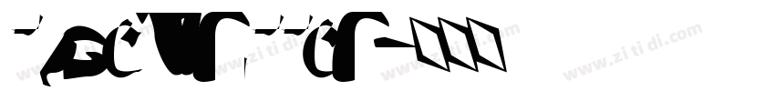 TYPE WRITTER字体转换